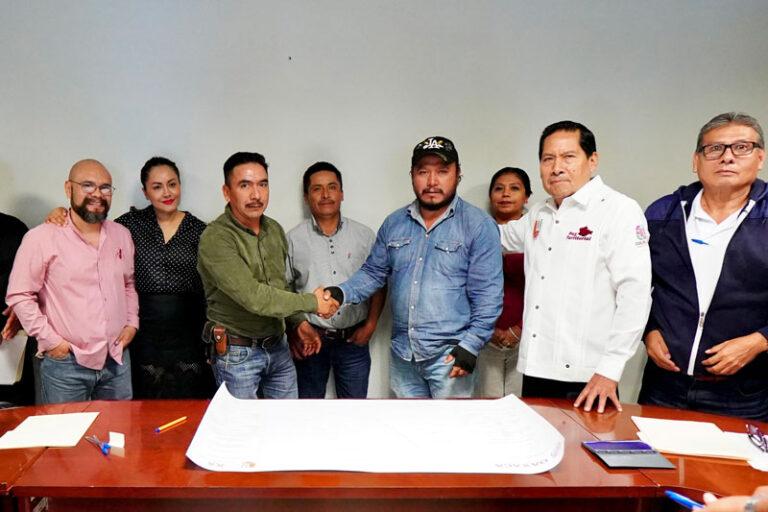 SEGO fortalece la paz territorial en Oaxaca con la firma de tres acuerdos agrarios; suman 55 convenios alcanzados en esta administración