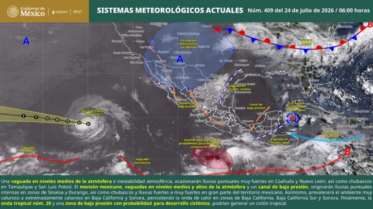 Este viernes se prevén lluvias aisladas en la Costa y Sierra Sur: CEPCYGR 