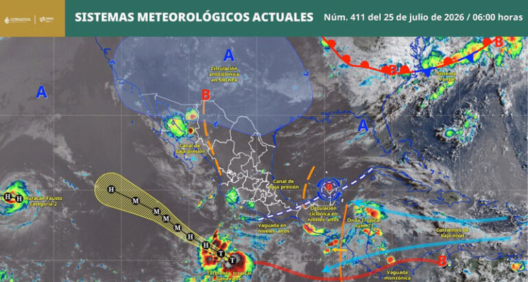 Prevén lluvias aisladas y ambiente caluroso durante este fin de semana en Oaxaca