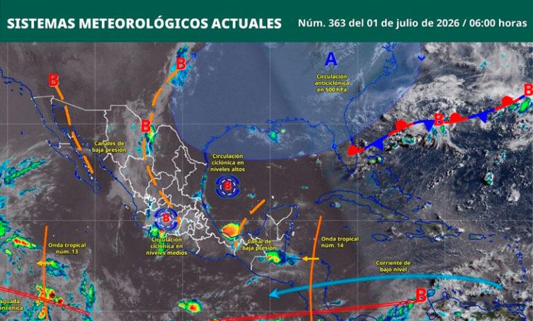 Se mantiene el potencial de lluvias y evento de mar de fondo en Oaxaca: Protección Civil