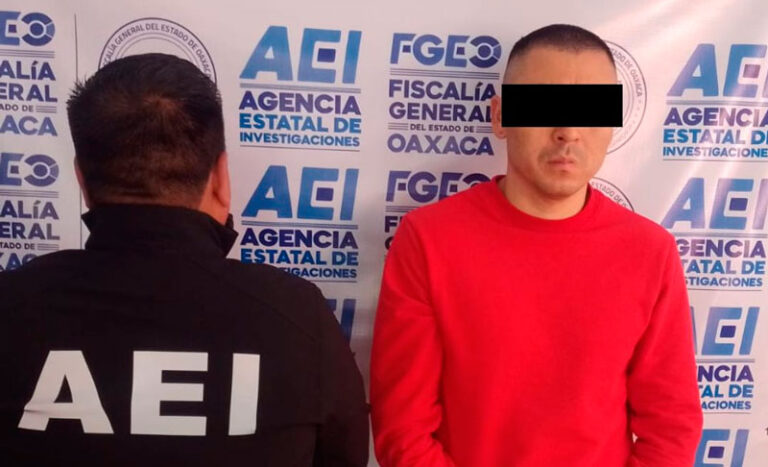 Detienen en Oaxaca a presunto responsable de doble homicidio cometido en Zacatecas