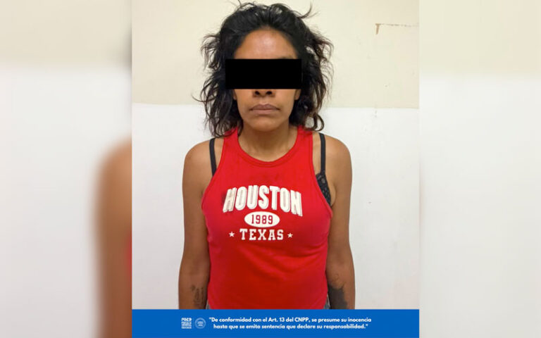 Fiscalía de Oaxaca detiene a una mujer por su probable responsabilidad en homicidio calificado cometido en la colonia Jardín de la capital