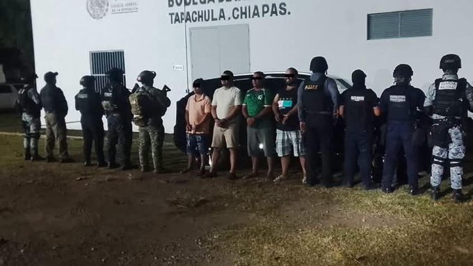 Detienen a cuatro integrantes de “Los Chapitos” en Chiapas