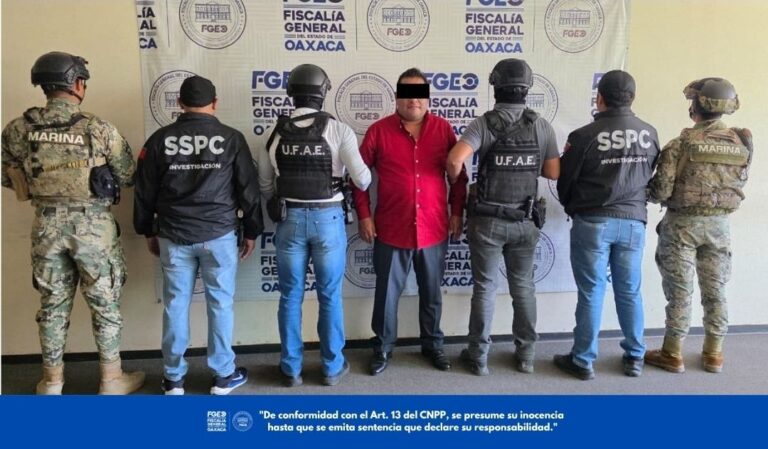 Fiscalía de Oaxaca, SEMAR, SSPC del Gobierno Federal y Policía Estatal capturan a R.R.P., alias “El Duck”, estaría vinculado a red dedicada a robo de vehículos en la Zona Metropolitana