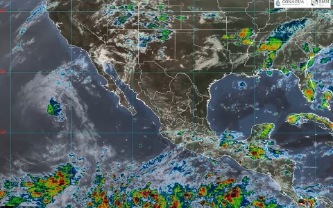 Se pronostican lluvias de fuertes a muy fuertes, en regiones de 15 estados de la República Mexicana