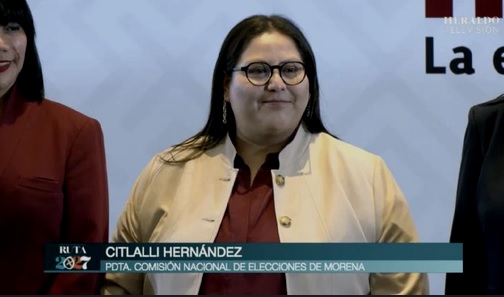 Citlalli Hernández: Morena selecciona a sus coordinadores con encuestas y filtros de integridad