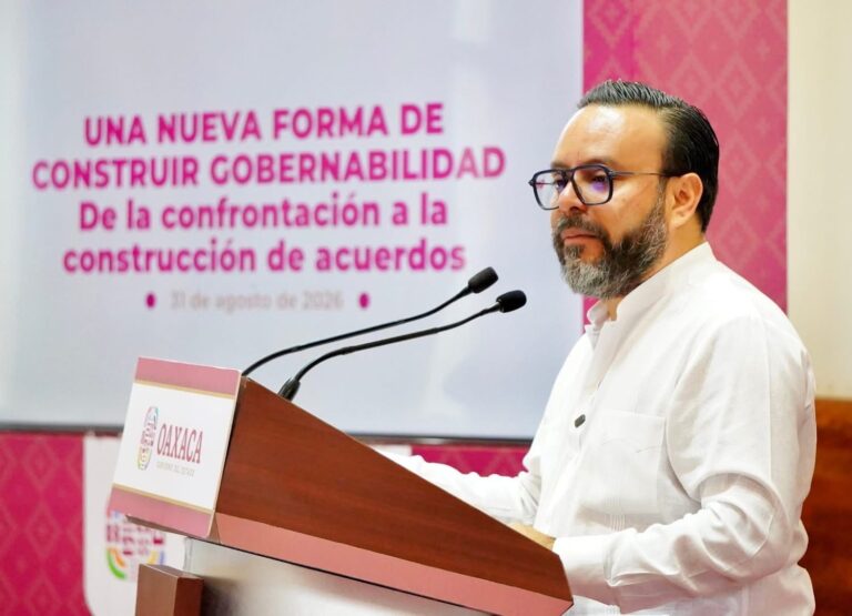 Jesús Romero: la nueva gobernabilidad en Oaxaca es diálogo para resolver, autoridad para poner orden y justicia para hacer cumplir la ley