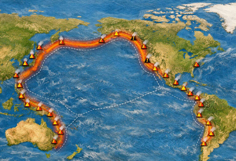 Cinturón de Fuego registra 187 sismos de magnitud 4.5 o mayor en siete días