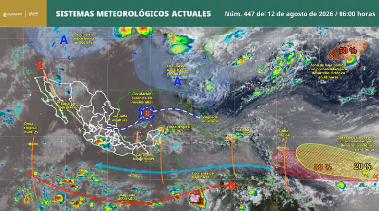Prevén temperaturas de hasta 39 grados y lluvias localizadas para este miércoles en Oaxaca