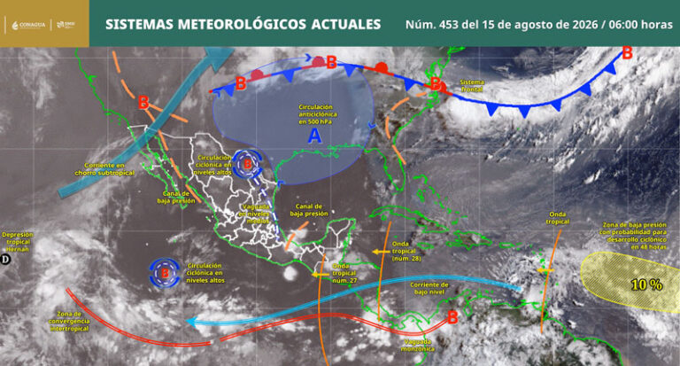 Pronostican lluvias aisladas y ambiente caluroso para este sábado en Oaxaca