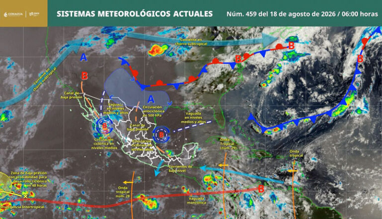 Prevén lluvias y actividad eléctrica en gran parte de Oaxaca; alertan por posibles granizadas