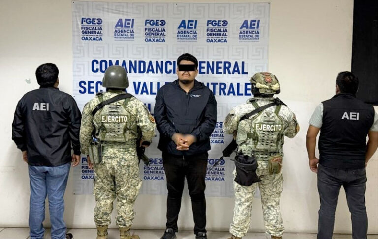 Detienen en Oaxaca a presunto integrante de célula vinculada con robo de 2.6 mdp