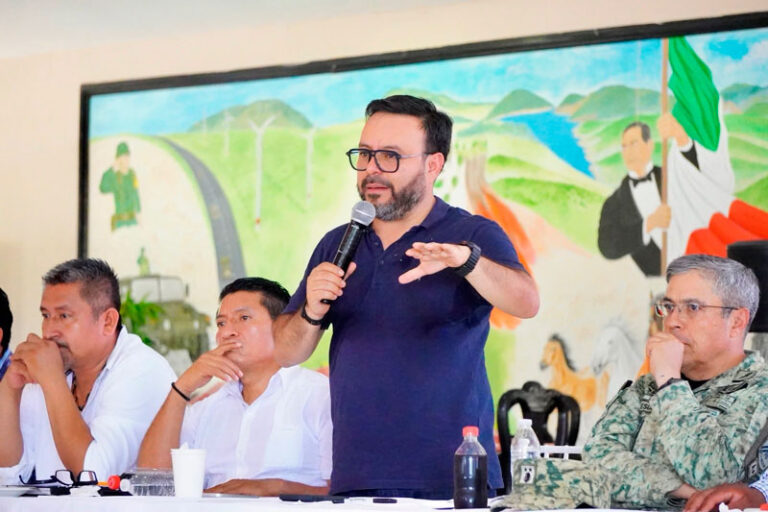 Jesús Romero fortalece coordinación para construir paz social y una solución duradera en Los Chimalapas