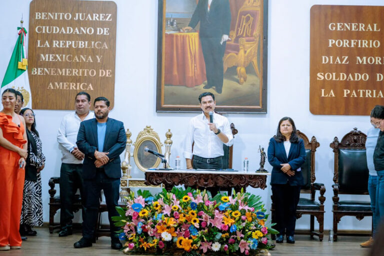 Ray Chagoya informa medidas de seguridad y supervisión permanente en obra privada Parque Oaxaca