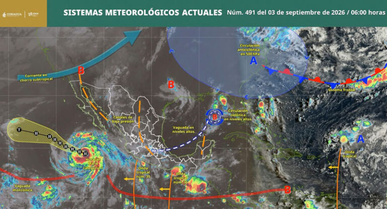 Persisten lluvias y tormentas en Oaxaca; autoridades alertan por posibles encharcamientos e incremento de ríos