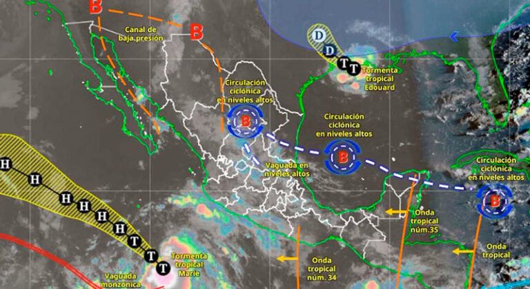 Oaxaca inicia septiembre con lluvias, tormentas y oleaje elevado; advierten por bancos de niebla