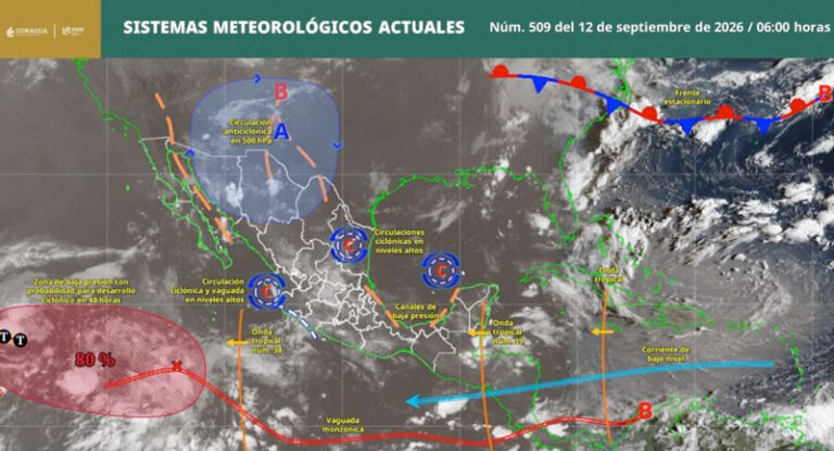 Prevén lluvias y tormentas en Oaxaca; llaman a extremar precauciones por niebla y oleaje elevado