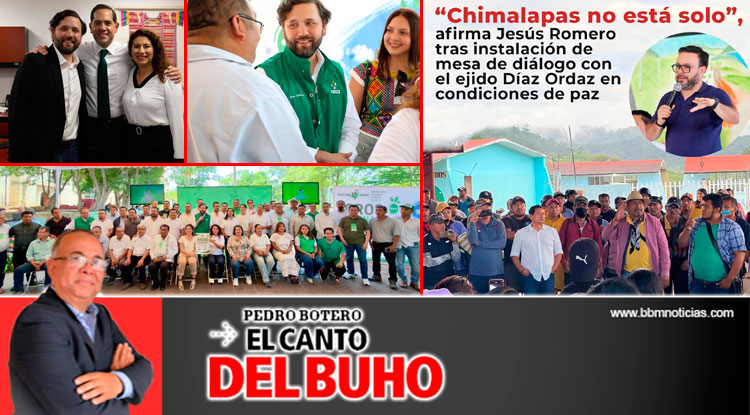 El Verde, opción real *Chimalapas no está solo: JRL *Pepe Estefan, conducción ejemplar *Perfiles, ganadores – Pedro Botero