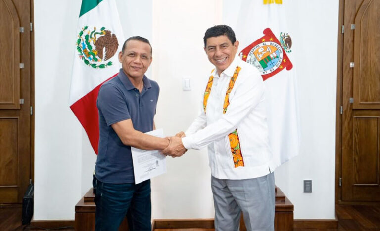 Designa el Gobernador Salomón Jara a Francisco Vásquez como Comisionado Municipal en Juchitán de Zaragoza