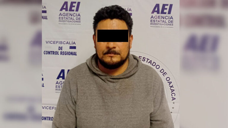 Detienen a hombre señalado como probable responsable de feminicidio ocurrido en Reyes Etla
