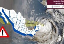 Huracán Simon se degrada a categoría 3; se esperan intensas lluvias y fuertes vientos en 5 estados