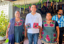 Nino Morales reconoce a quienes bordan y tejen la historia de Oaxaca