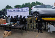 Cateo en Juchitán deja drogas, armas y equipo táctico asegurados