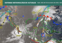 Prevalecerán lluvias en algunas regiones y nieblas densas en zonas montañosas