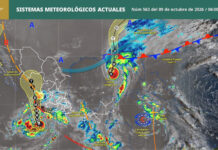 Prevén lluvias en Oaxaca; Jamiltepec, Pinotepa Nacional y Putla, entre las zonas con mayores acumulados