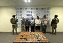 Marina participa en nueve cateos en los que detuvieron a cinco personas, entre ellos el líder de una célula del Bogar