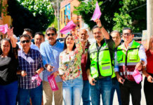 Ray Chagoya entrega una obra más, ahora para vecinas y vecinos de la calle José López Alavez