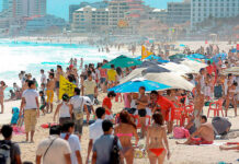 Bajaron 0.5% las llegadas de turistas internacionales a México en agosto: Inegi