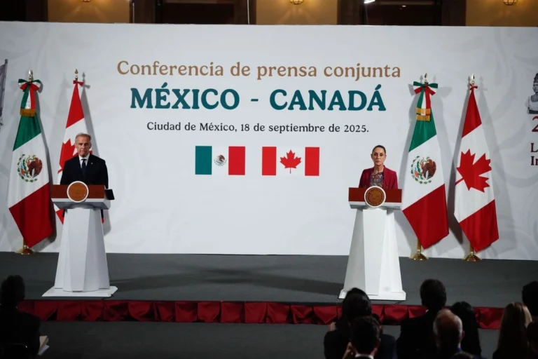 Acuerdan Sheinbaum y Carney plan de acción para reforzar relación México-Canadá