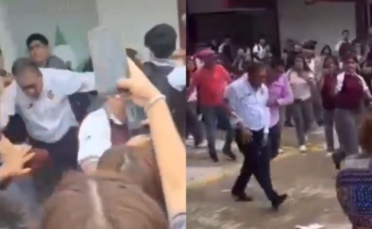 Video: Alumnos golpean al director del Cetis 78 de Altamira, Tamaulipas