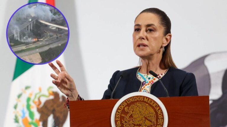 “Estamos apoyando en todo lo que se necesite”, señala Sheinbaum tras explosión de pipa en Iztapalapa