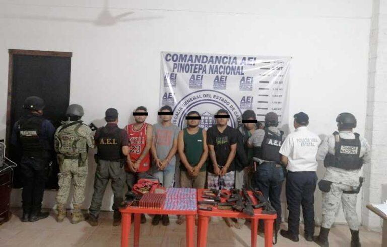 Asegura Gabinete de Seguridad armamento, vehículos y 5 personas vinculadas a delitos en la Costa
