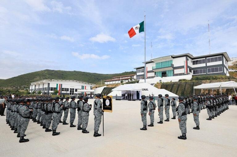 Asiste Gobernador de Oaxaca a la ceremonia de posesión de nuevo Coordinador Estatal de la Guardia Nacional