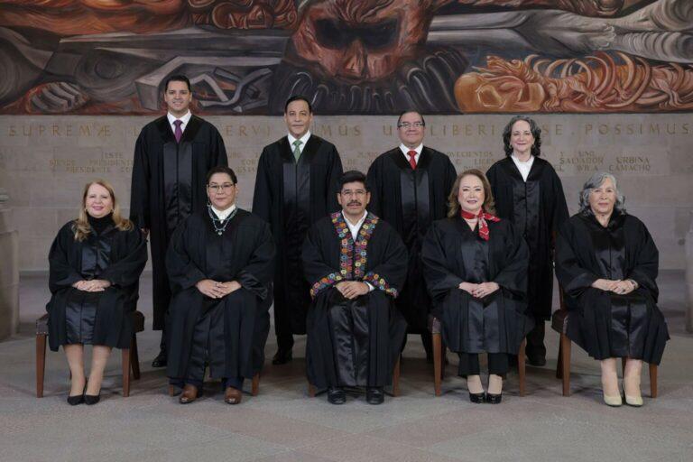 Revelan foto oficial de los nuevos ministros de la Suprema Corte