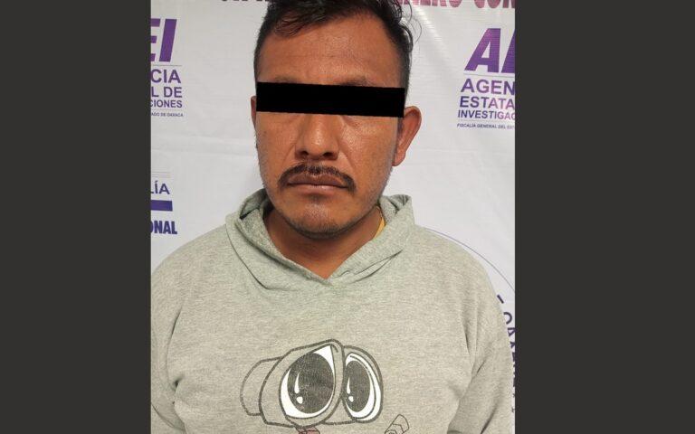 Ejecuta orden de aprehensión por homicidio cometido con disparos de arma de fuego en el Valle de Etla