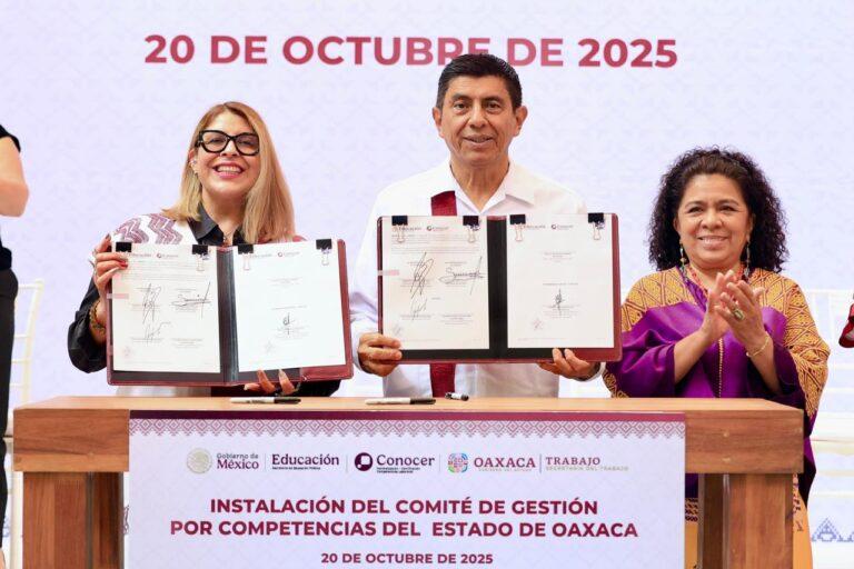 Inicia Salomón Jara reconocimiento y certificación de saberes ancestrales con Comité de Gestión por Competencias en Oaxaca