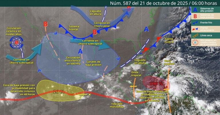 Prevén lluvias con chubascos aislados en Oaxaca