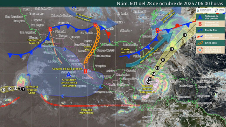 Pronostican baja probabilidad de lluvias y alta radiación solar en Oaxaca para este martes