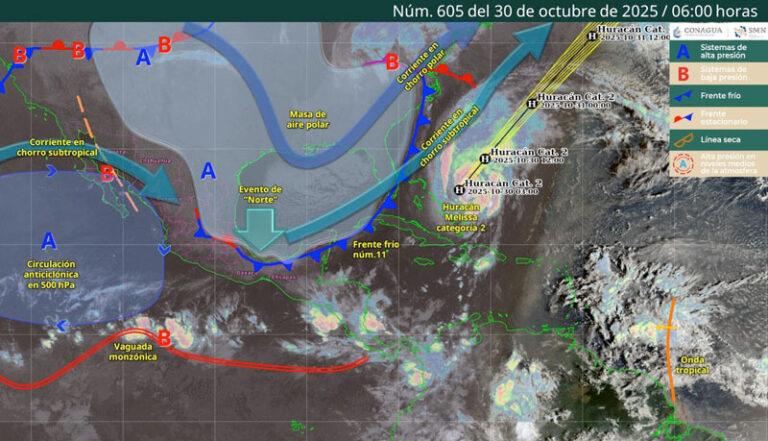Pronostica Protección Civil nublados con lluvias moderadas en algunas regiones de Oaxaca