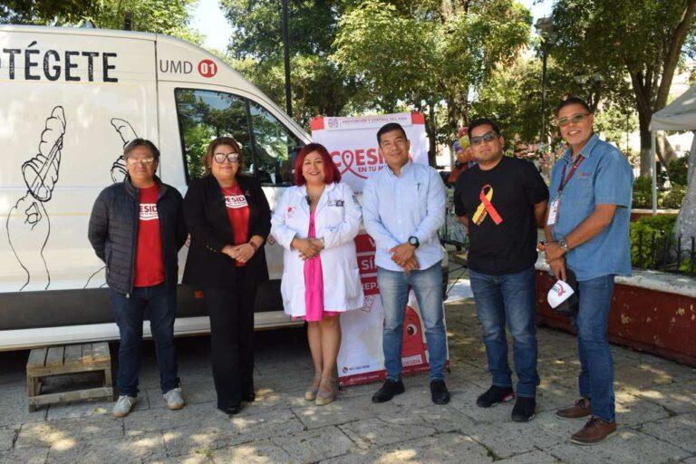 Firman Coesida y Huajuapan de León convenio para la prevención y atención de VIH, sífilis y hepatitis C