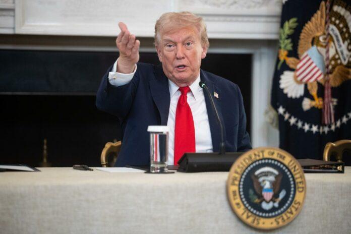 US President Trump hosts roundtable on Antifa