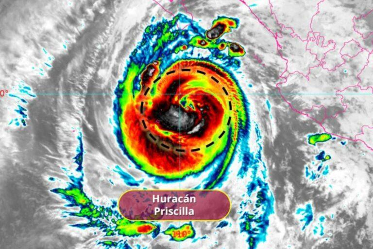 “Priscilla” se intensifica a huracán categoría 2; esta será su trayectoria en el Pacífico