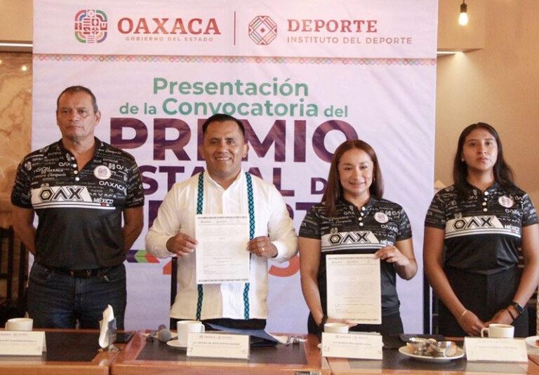 Presenta Gobierno de Oaxaca convocatoria del Premio Estatal del Deporte 2025