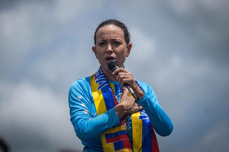 La líder opositora venezolana María Corina Machado, Premio Nobel de la Paz 2025