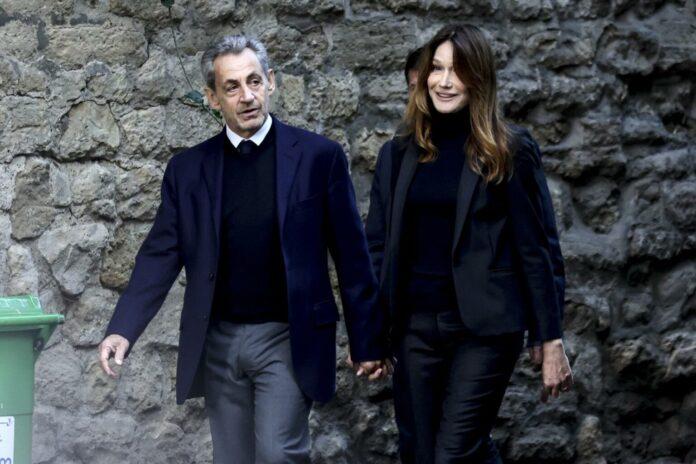 Demonstration in support of former French President Nicolas Sarkozy
