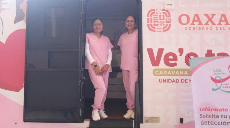 Fortalece Sebienti detección oportuna de cáncer de mama con más de 12 mil 200 mastografías realizadas en Oaxaca
